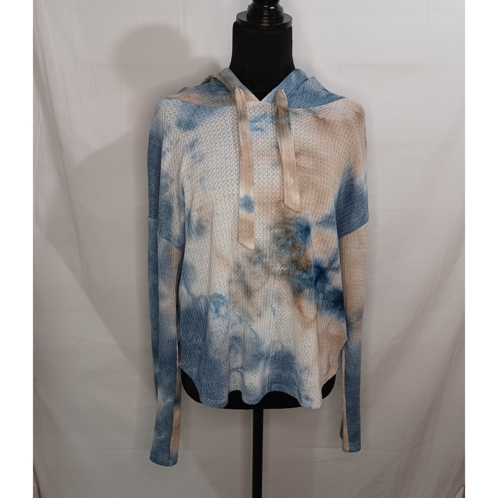 Women's Belle by Belldini Lightweight Tye Dye Long Sleeve Hoodie Size Medium